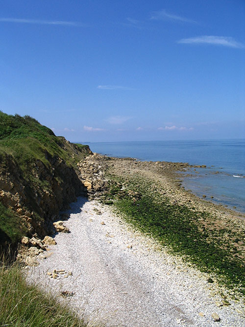 Plage de galets de Longues-sur-Mer
